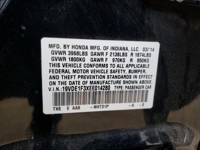 19VDE1F3XEE014280 Acura ILX 20