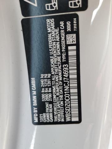 WBSDZ0C01NCJ74693 BMW M8