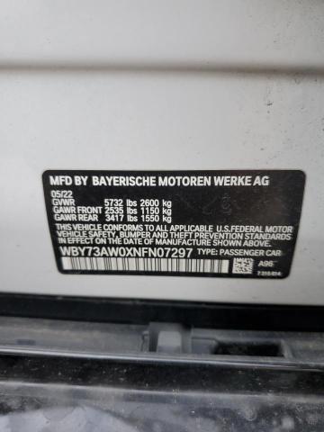 WBY73AW0XNFN07297 BMW I4 Edrive40