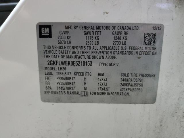 2GKFLWEK0E6210163 GMC Terrain Sle