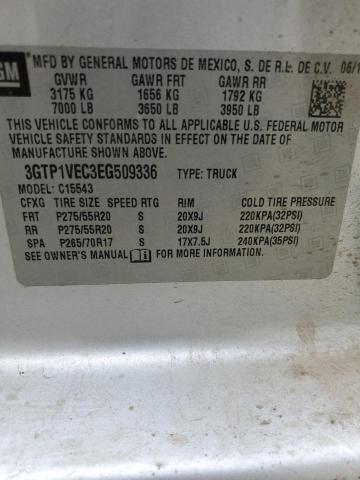3GTP1VEC3EG509336 GMC Sierra C1500 Slt
