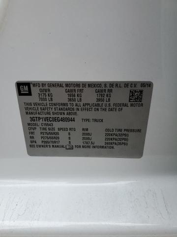 3GTP1VEC0EG480944 GMC Sierra C1500 Slt