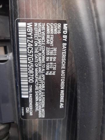 WBY1Z4C57GV508700 BMW I3 REX