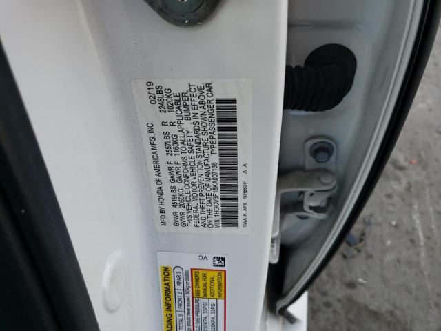 1HGCV3F15KA007136 Honda ACCORD HYBRID