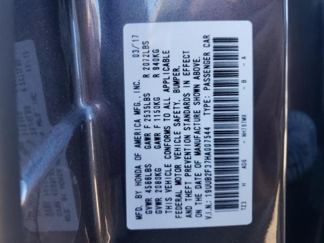 19UUB2F37HA007544 Acura TLX