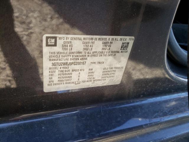 3GTU2WEJ9FG200167 GMC Sierra K1500 Denali