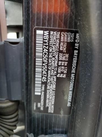 WBY1Z4C50FV504745 BMW I3 REX