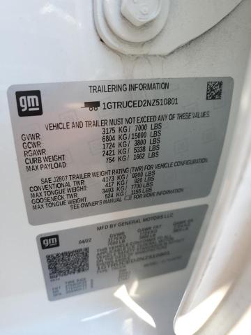 1GTRUCED2NZ510801 GMC Sierra K1500 Elevation