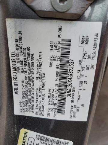 3LN6L2GK4ER823537 Lincoln MKZ