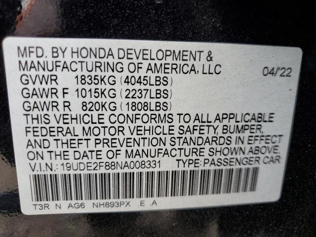 19UDE2F88NA008331 Acura Ilx Premium A-spec