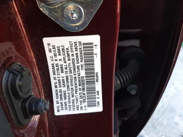 19XZE4F18KE002010 Honda Insight Lx