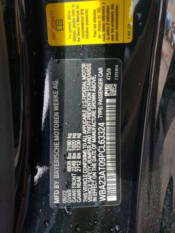 WBA23AT09PCL63324 BMW 430I