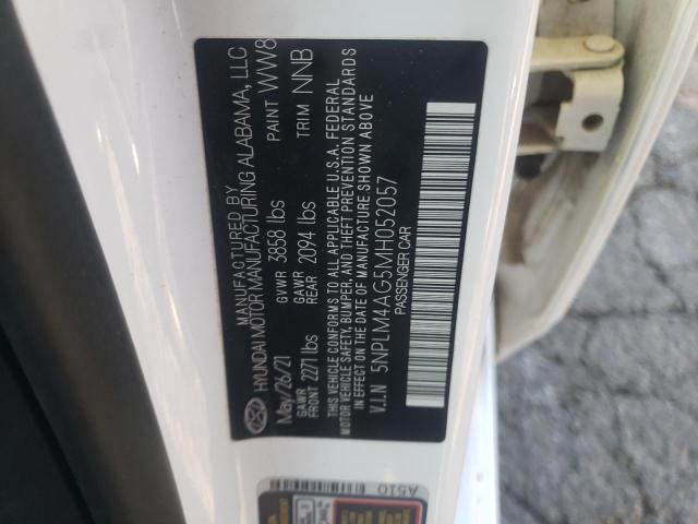 5NPLM4AG5MH052057 Hyundai ELANTRA SEL