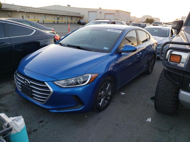 Продаж на аукціоні авто 2018 Hyundai Elantra Sel, vin: 5NPD84LF7JH216420, номер лоту: 76148413