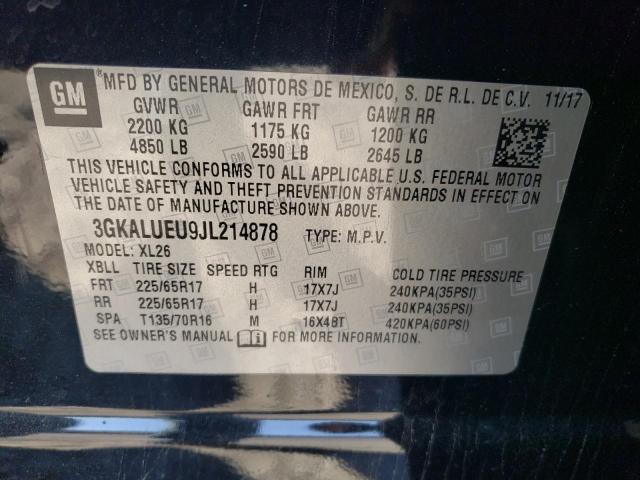 3GKALUEU9JL214878 GMC Terrain Sle