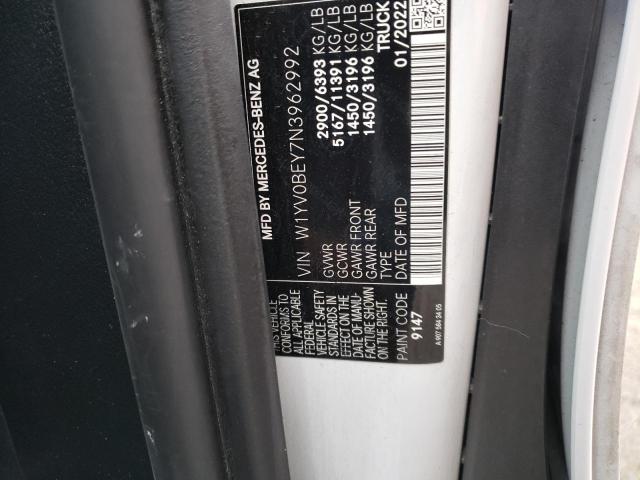 W1YV0BEY7N3962992 Mercedes-Benz Metris