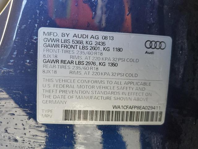 WA1CFAFP8EA029411 Audi Q5 PREMIUM