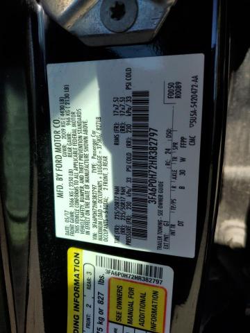 3FA6P0H72HR382797 Ford FUSION SE