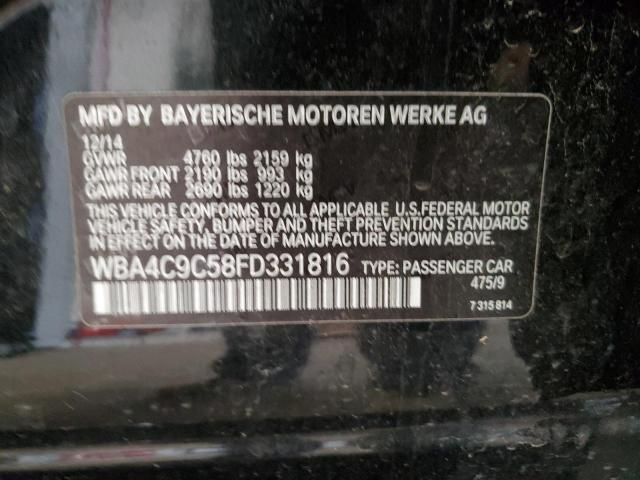 WBA4C9C58FD331816 BMW 428 Xi Gran Coupe Sulev