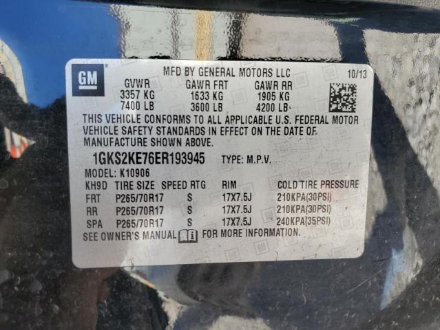 1GKS2KE76ER193945 GMC Yukon Xl K1500 Slt