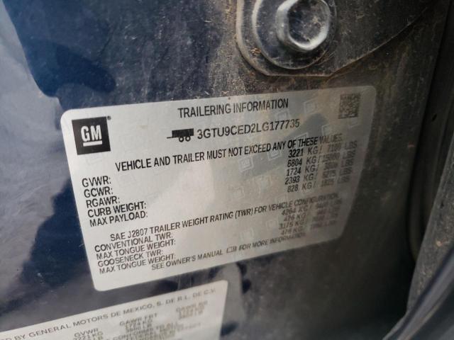 3GTU9CED2LG177735 GMC Sierra K1500 Elevation
