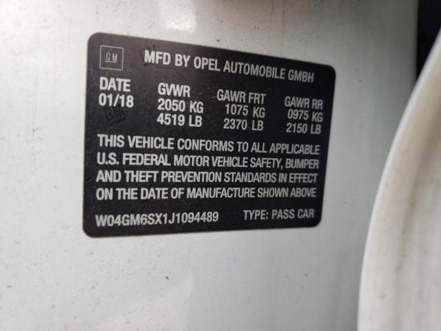 W04GM6SX1J1094489 Buick Regal Preferred Ii