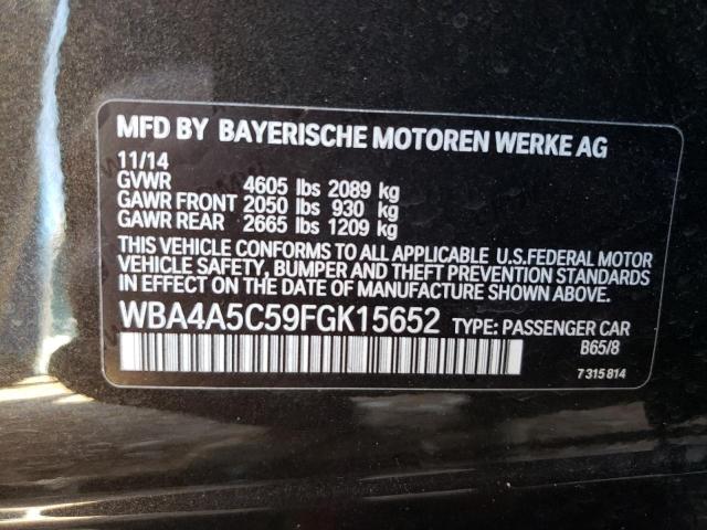 WBA4A5C59FGK15652 BMW 428 I Gran Coupe