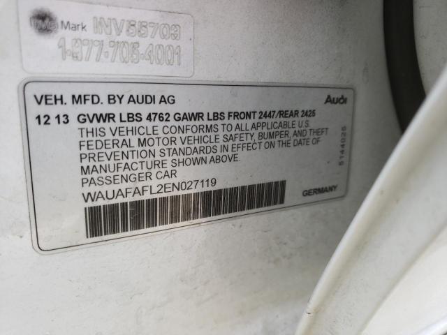 WAUAFAFL2EN027119 Audi A4 PREMIUM