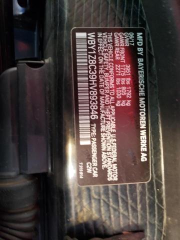 WBY1Z8C39HV893846 BMW I3 REX