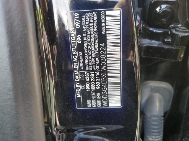 WDD3G4EBXLW038224 Mercedes-Benz A 220