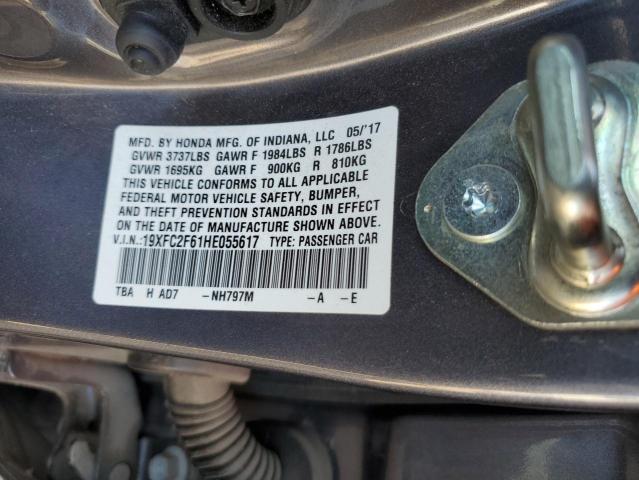 19XFC2F61HE055617 Honda Civic Lx