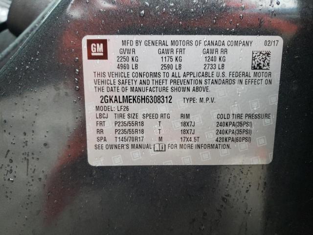 2GKALMEK6H6308312 GMC Terrain Sle