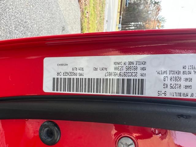 2C3CDZBT9FH910817 Dodge Challenger Sxt Plus