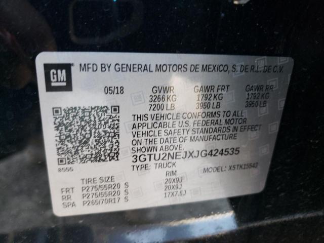 3GTU2NEJXJG424535 GMC Sierra K1500 Slt