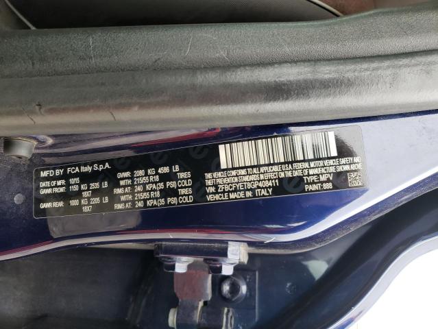 ZFBCFYET8GP408411 Fiat 500x Trekking Plus