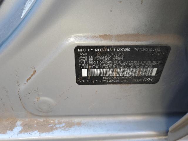 ML32AUHJ1MH007401 Mitsubishi MIRAGE ES