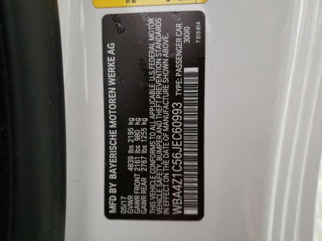 WBA4Z1C56JEC60993 BMW 430I