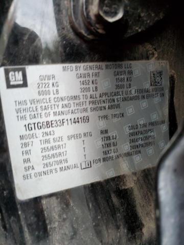 1GTG6BE33F1144169 GMC CANYON SLE