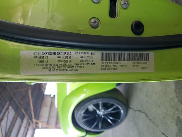 2C3CDZBT4FH702912 Dodge Challenger Sxt Plus