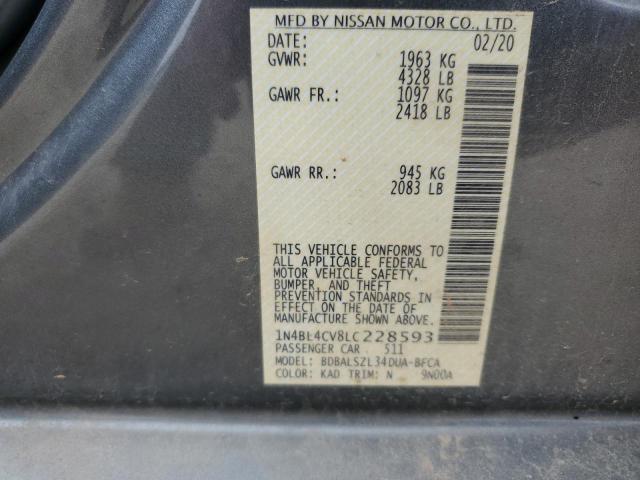 1N4BL4CV8LC228593 Nissan ALTIMA SR