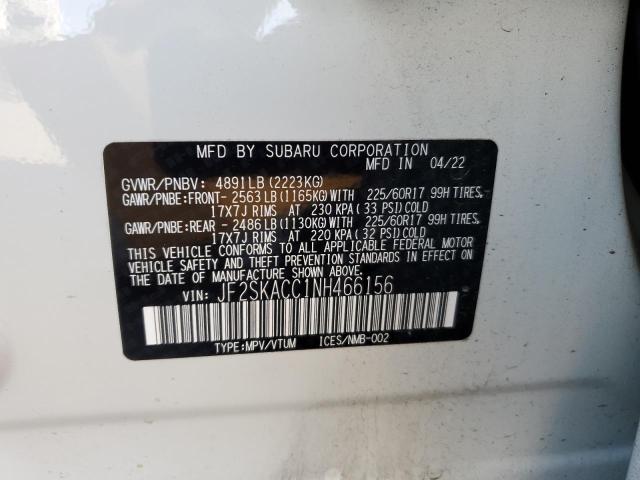 JF2SKACC1NH466156 Subaru Forester