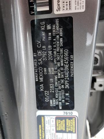 KIA FORTE FE 2022 3KPF24AD3NE456960 Image 12