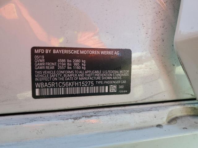 WBA5R1C56KFH15275 BMW 330I