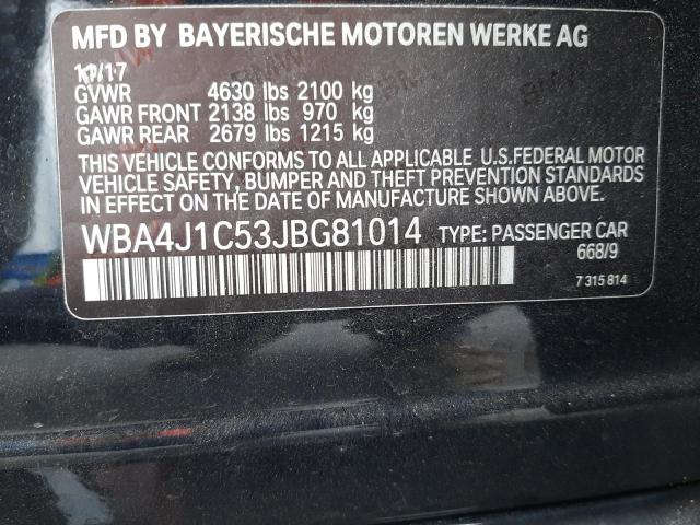 WBA4J1C53JBG81014 BMW 430i Gran Coupe