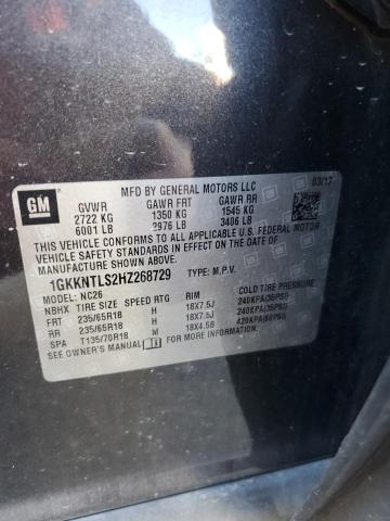 1GKKNTLS2HZ268729 GMC Acadia All Terrain