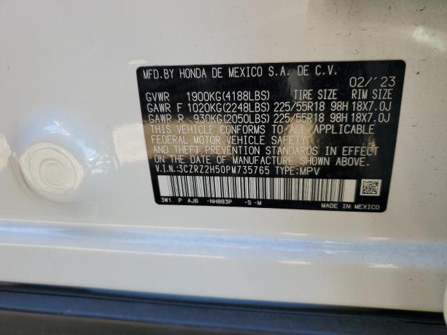 3CZRZ2H50PM735765 Honda HR-V SPORT