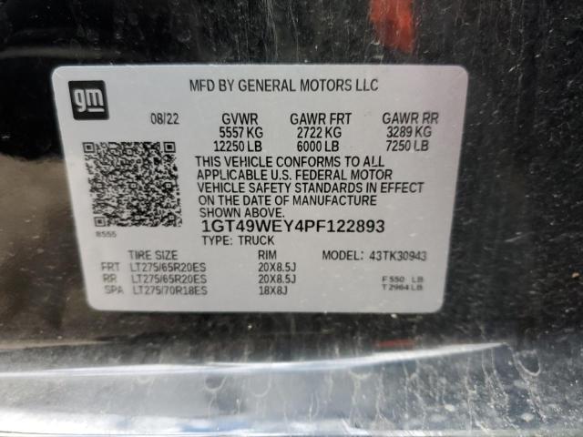 1GT49WEY4PF122893 GMC Sierra K3500 Denali