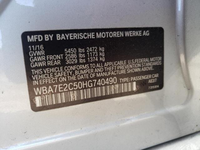 WBA7E2C50HG740490 BMW 740 I