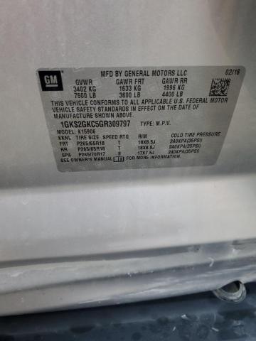 1GKS2GKC5GR309797 GMC Yukon Xl K1500 Slt