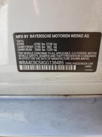 WBA4C9C5XGG138485 BMW 428 Xi Gran Coupe Sulev